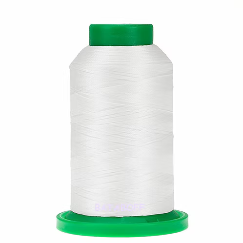 0010 ISACORD 1000M SILKY WHITE - Fil à broder ISACORD