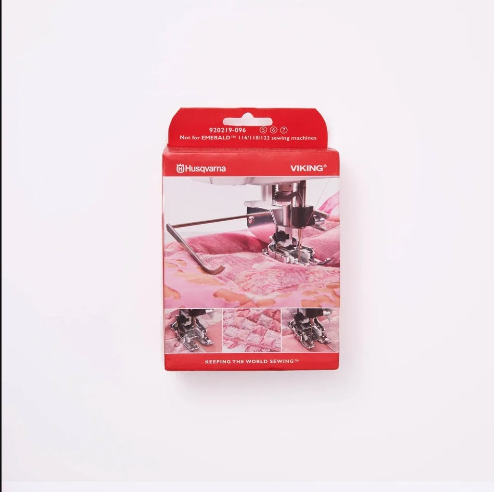 Husqvarna Viking pied interchangeable à double alimentation