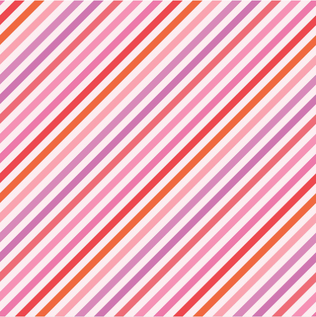 Kimberbell tissus Sweet Shoppe rayure rose