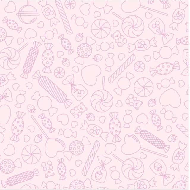 Kimberbell tissus Sweet Shoppe Bonbons roses