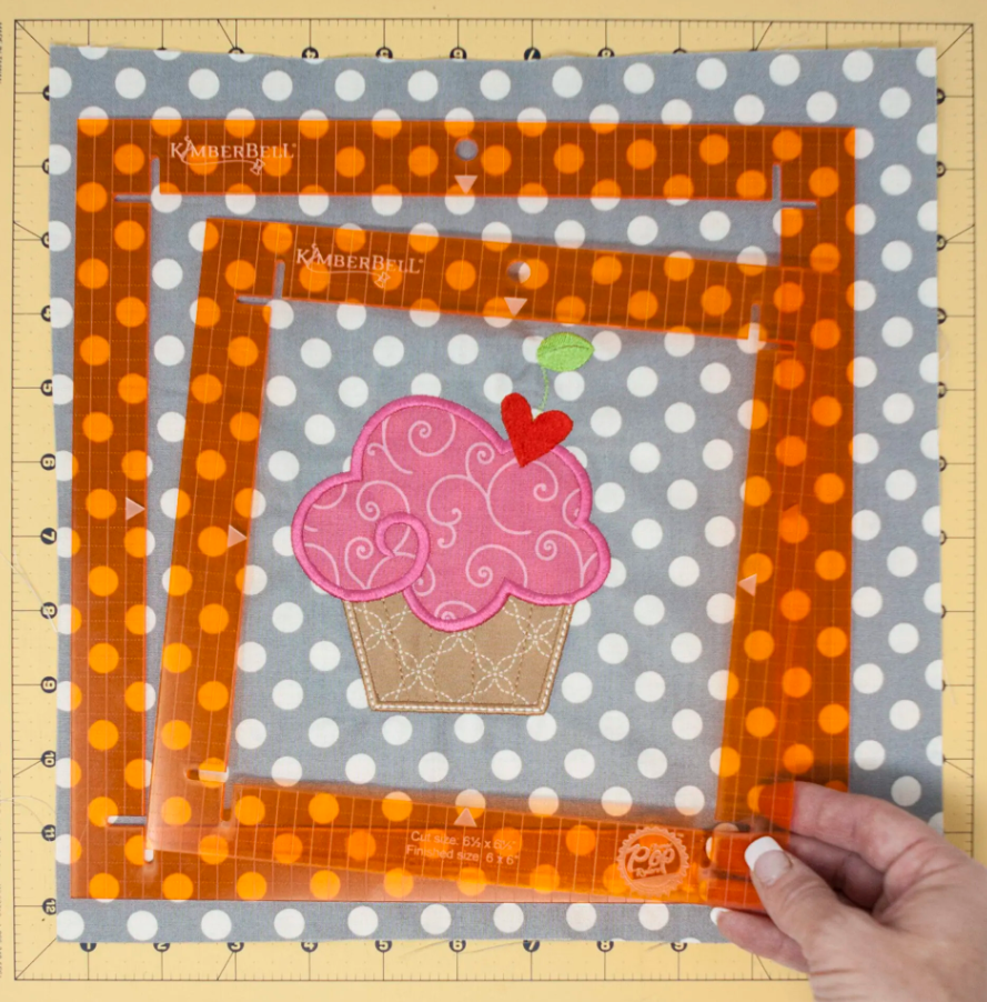 Ensemble de Règles Orange Pop – Kit de Carrés