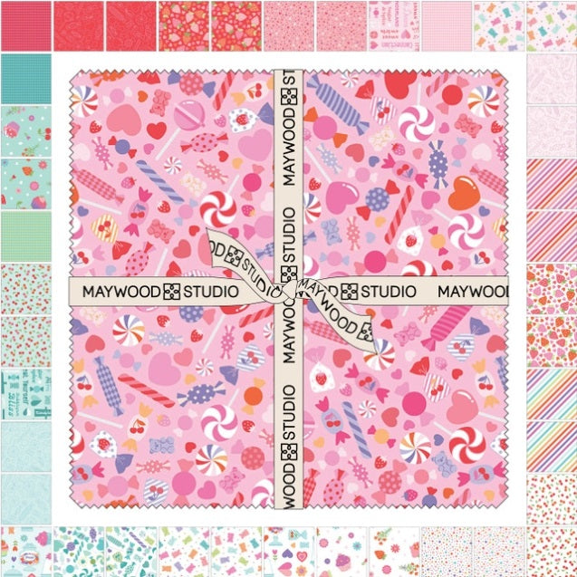 Kimberbell tissus Sweet Shoppe Ensemble carré 10 x 10 (42 pièces)