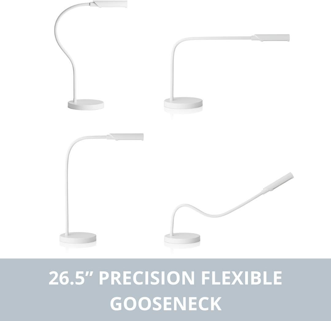 Col de cygne flexible de la lampe Reliable UberLight Flex 4100TL, illustrant sa flexibilité pour un éclairage précis.