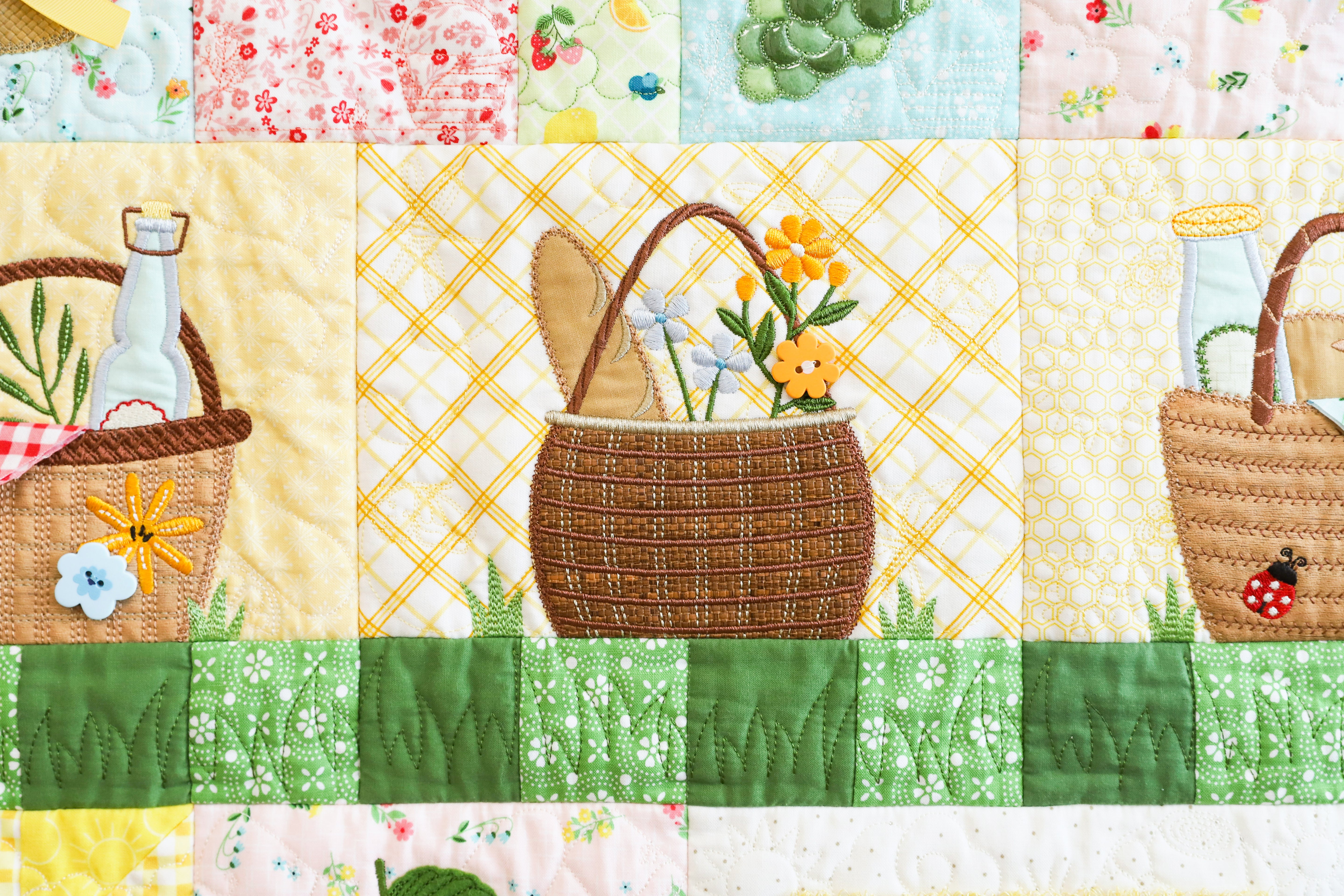 KIMBERBELL Projet de broderie Sippin'on Sunshine