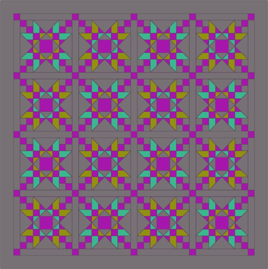 Patron pour un cours de courtepointe à Laval