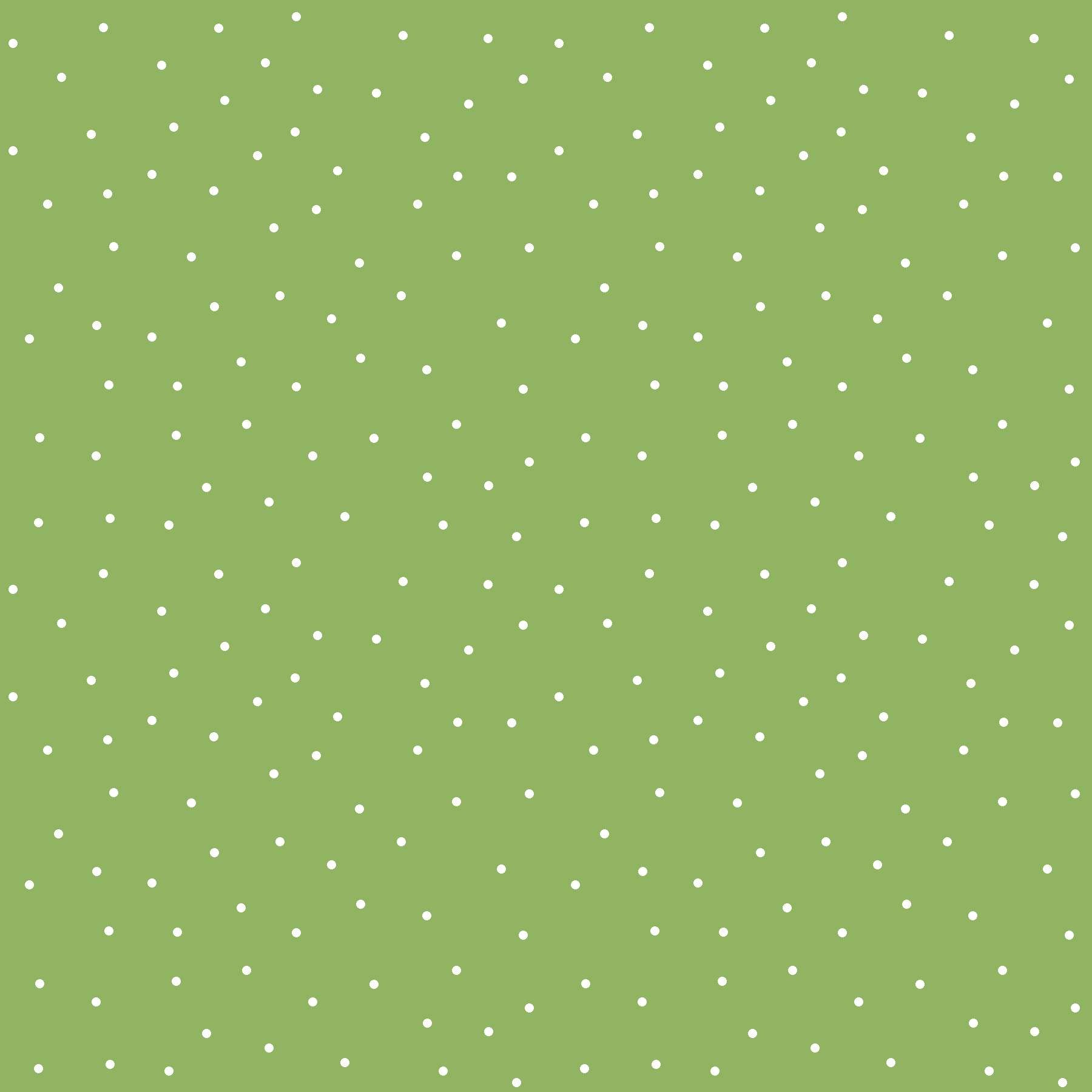 Kimberbell Basics Petits Pois Vert Blanc