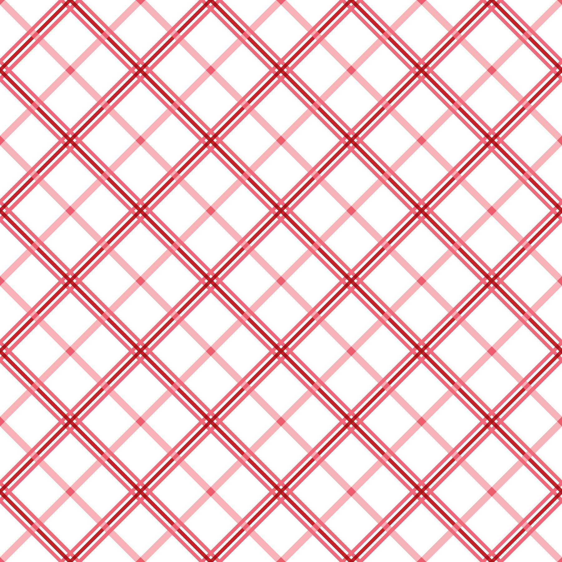 Kimberbell Basics Quadrillé Rouge