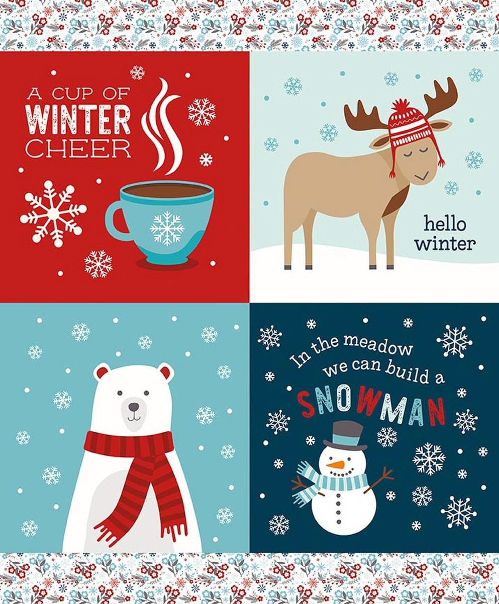 RILEY BLAKE - A perfect winter Cheer panel, panneau