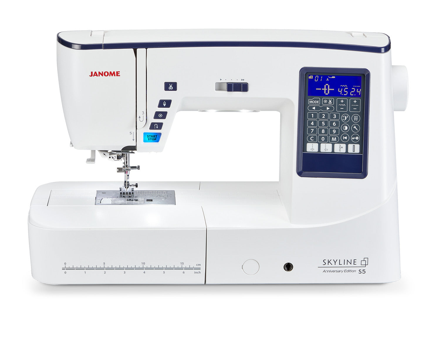 Machine à Coudre Électronique Janome Skyline S5 Edition Anniversaire
