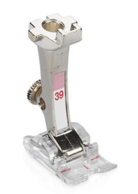 Pied pour broderie avec semelle transparente # 39 / 39C