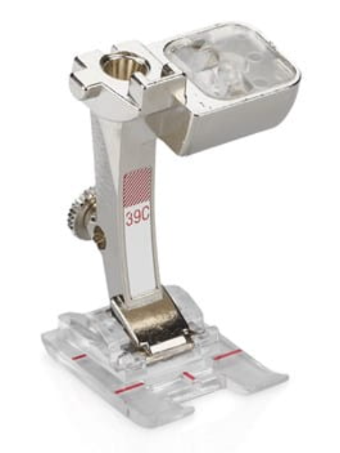 Pied pour broderie avec semelle transparente # 39 / 39C