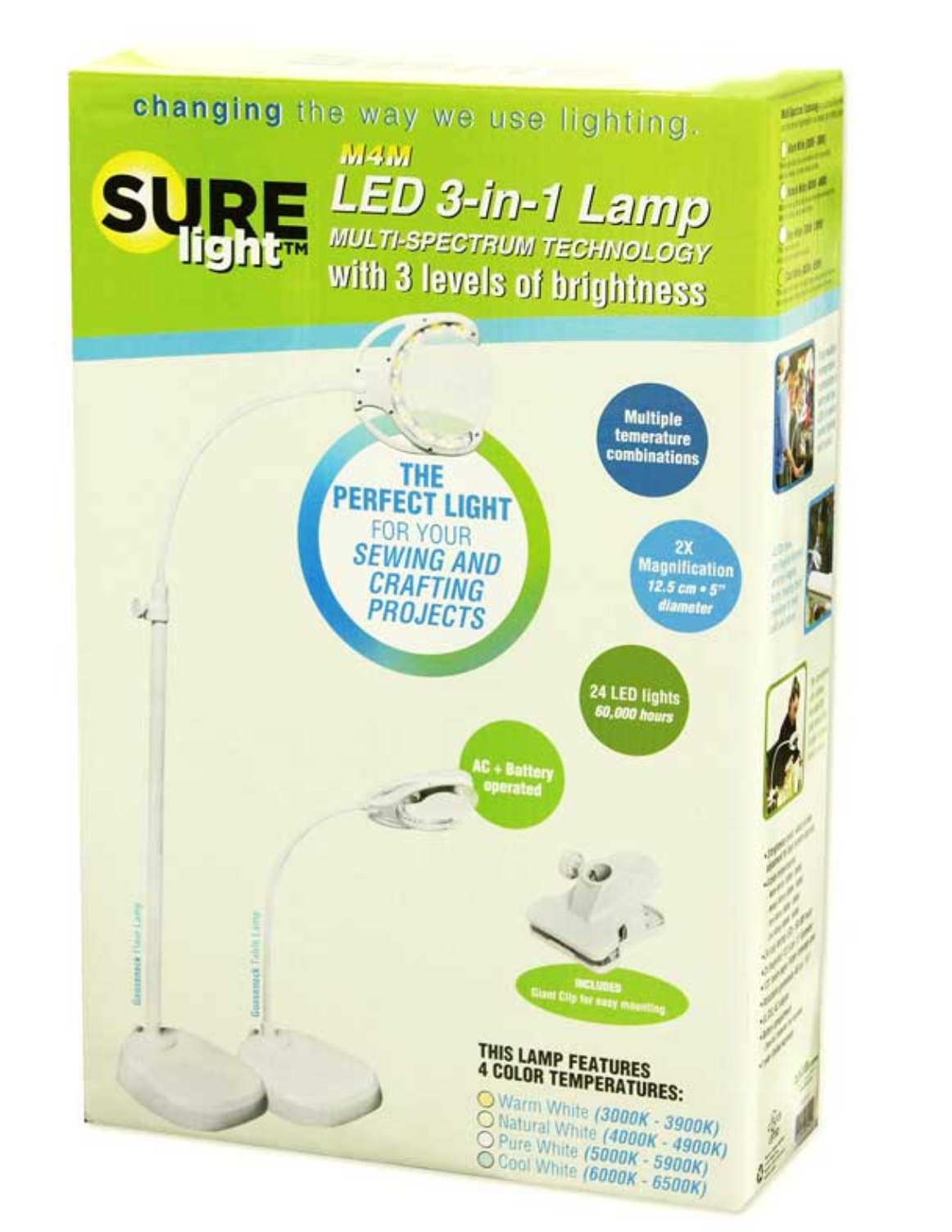 Lampe 3 en 1 DEL SURELight