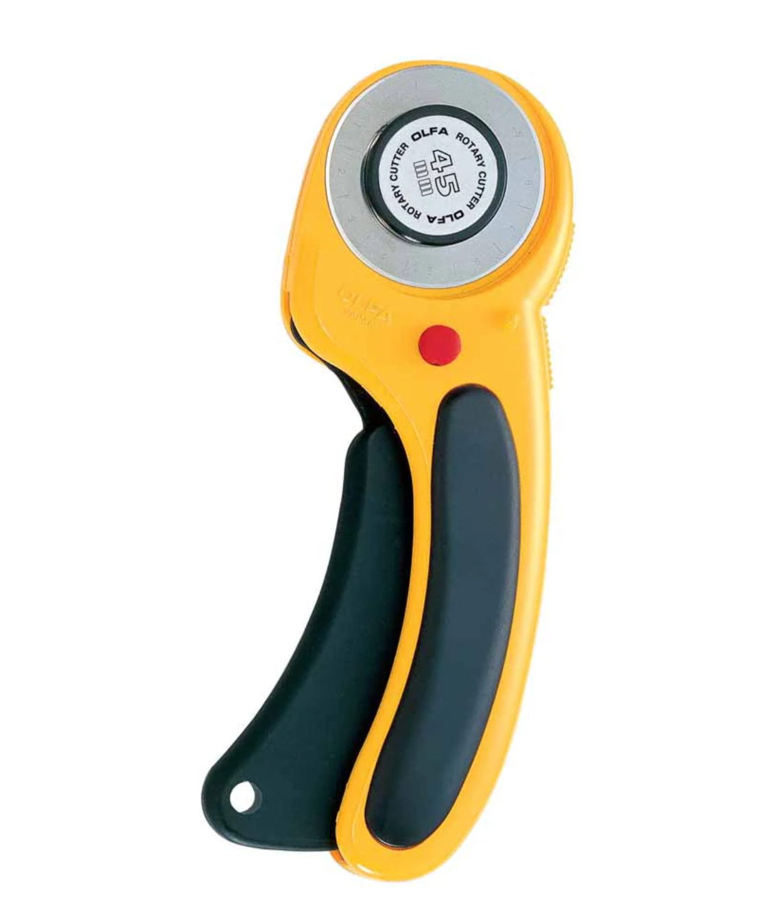 OLFA RTY-2/DX - Couteau rotatif à poignée ergonomique Deluxe de 45mm - 9654