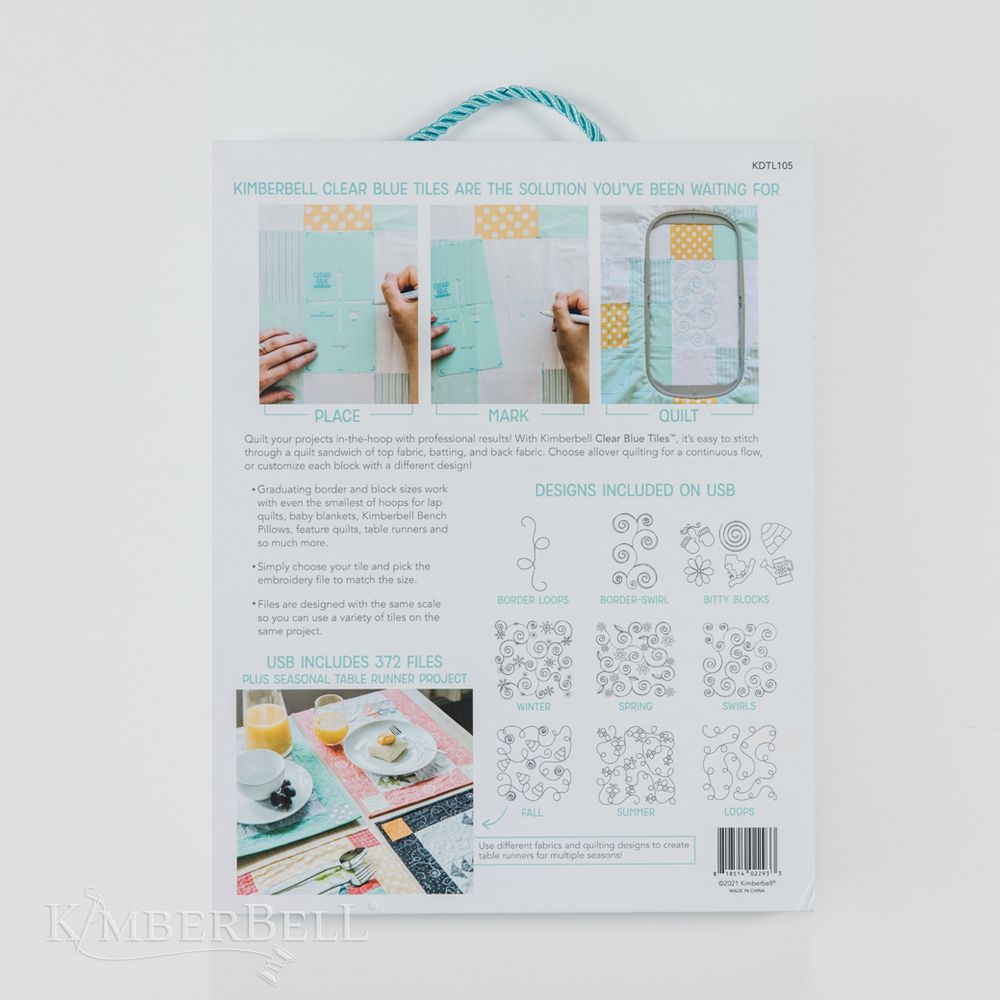 Tuiles bleues claires - "Clear Blue Tiles: Essentials Set"