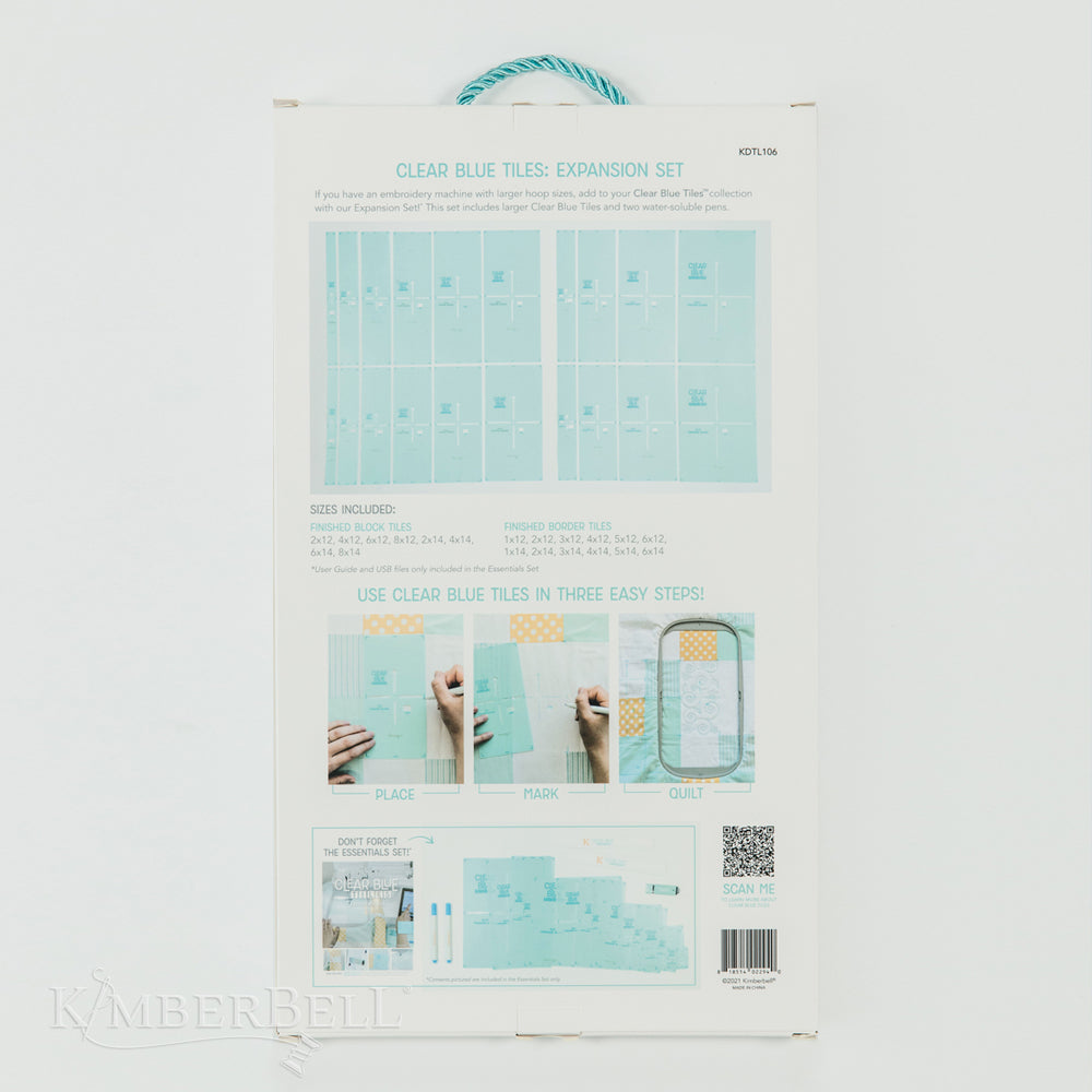 Tuiles bleues transparentes - "Clear Blue Tiles: Expansion Set"