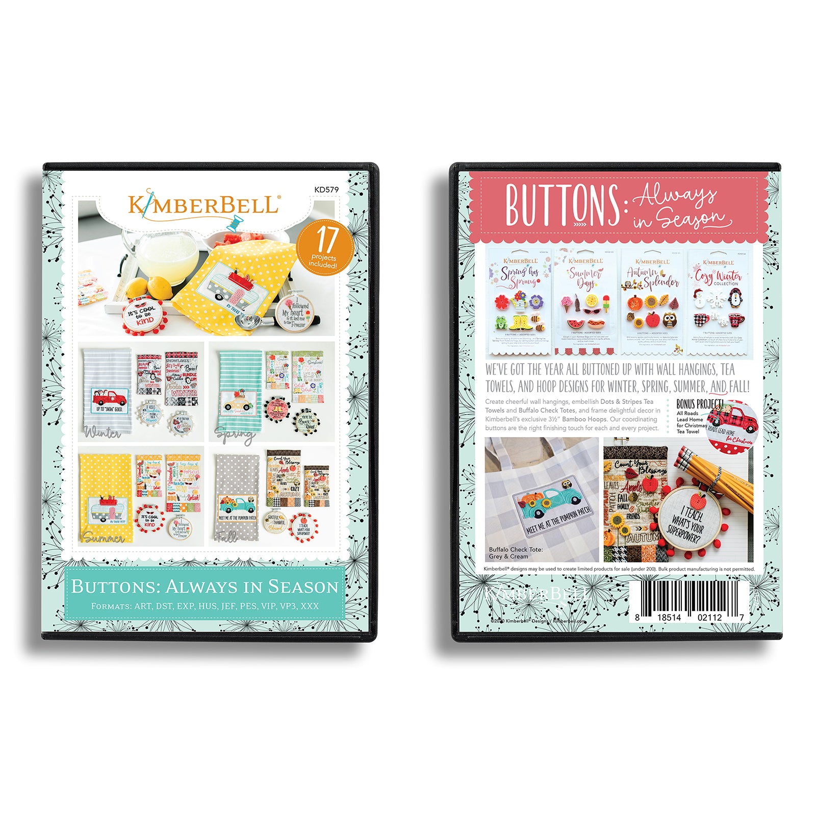 Boutons : Toujours de saison "Buttons: Always in Season" / CD Broderie