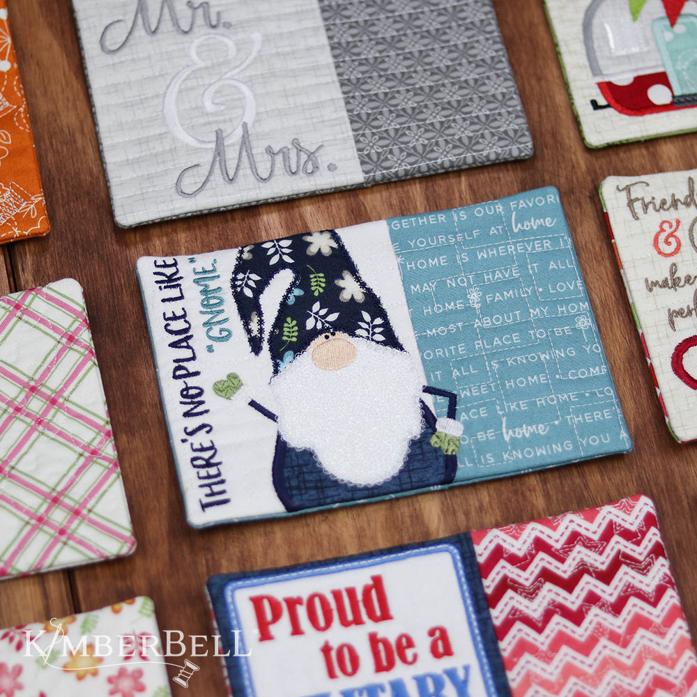 Tapis de tasse "Mug Rugs" / CD Broderie