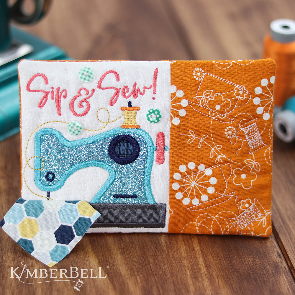 Tapis de tasse "Mug Rugs" / CD Broderie