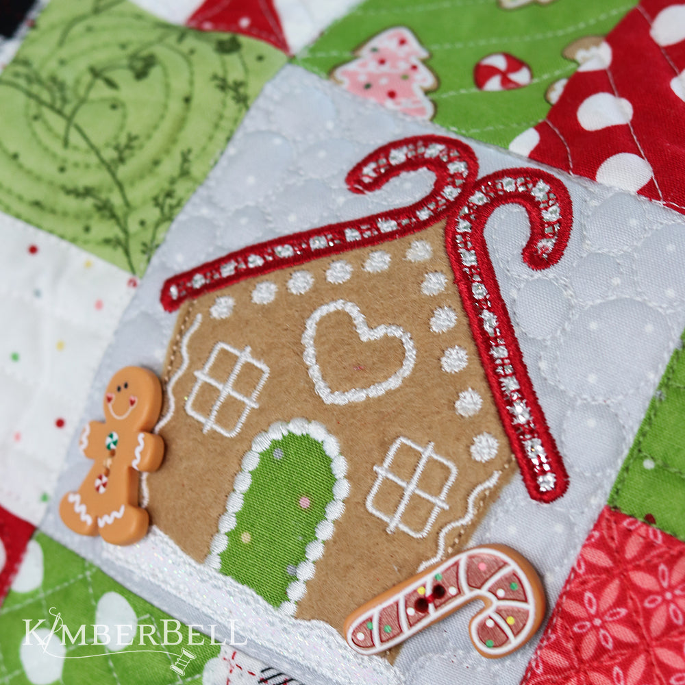 Coussin pour banc de cuisine Ginger's - "Ginger’s Kitchen Bench Pillow" / Ensemble prêt à broder