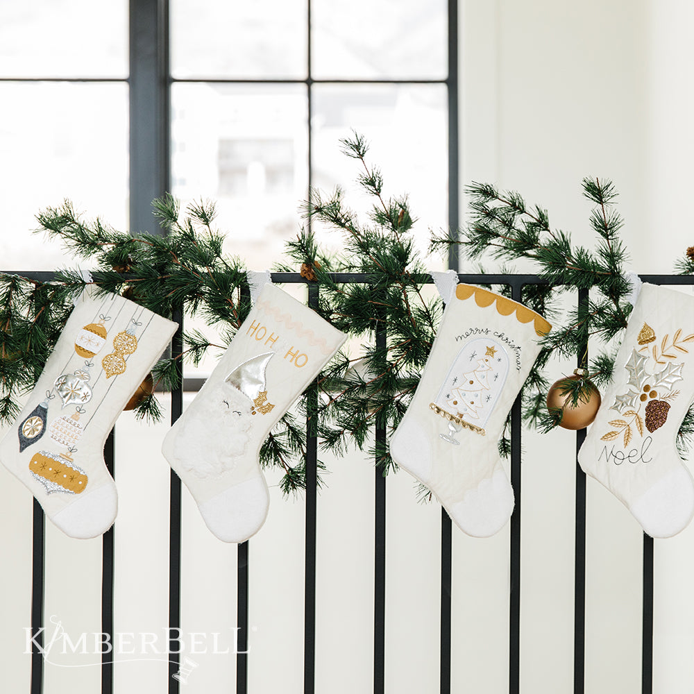 Les bas matelassés de Noël - "Noel’s Quilted Stocking" / CD Broderie