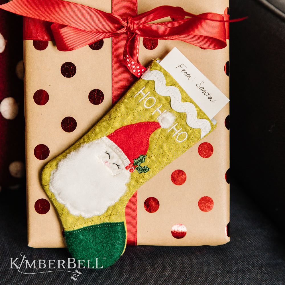 Les bas matelassés de Noël - "Noel’s Quilted Stocking" / CD Broderie