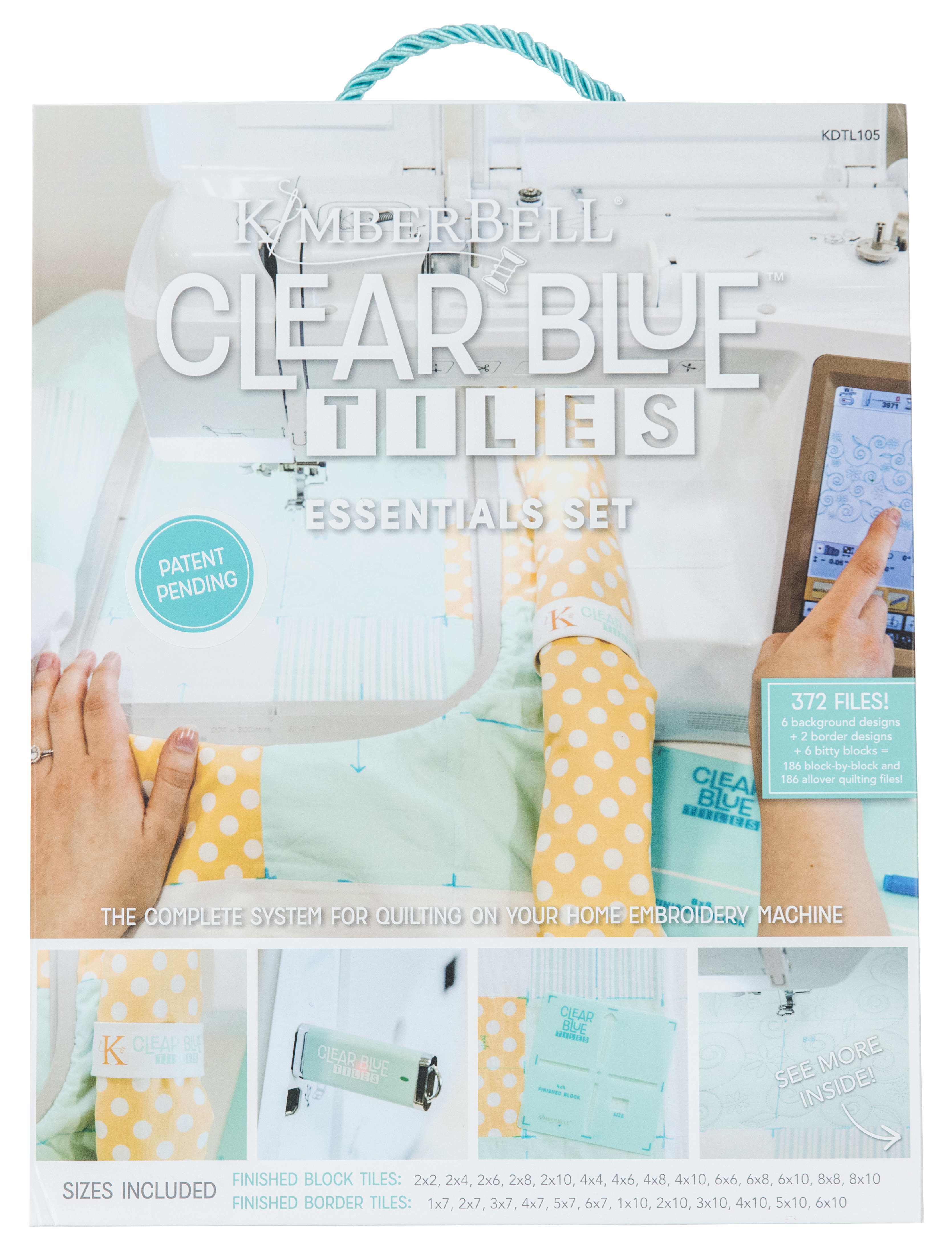 Tuiles bleues claires - "Clear Blue Tiles: Essentials Set"