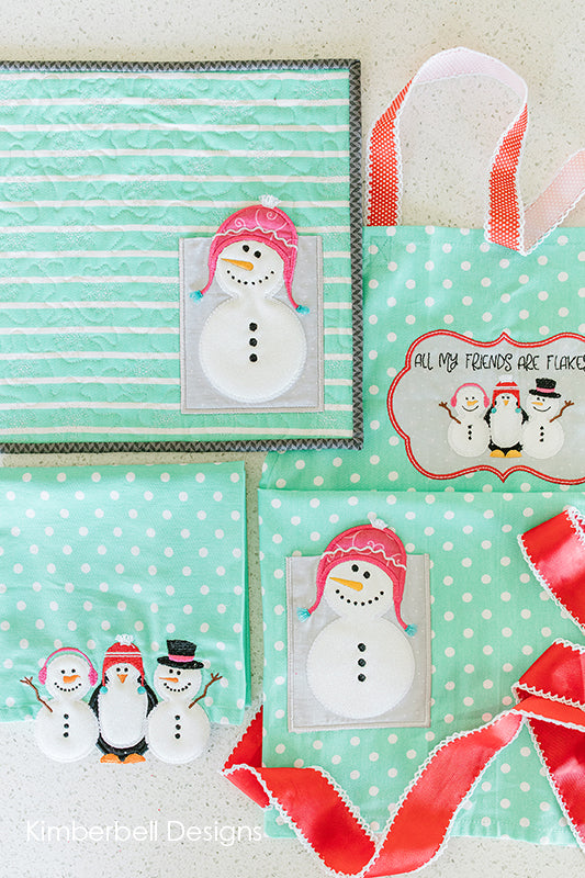 Appliqué Merveille d'automne et d'hiver "Over-the-Edge Applique: Fall & Winter Wonder" / CD Broderie