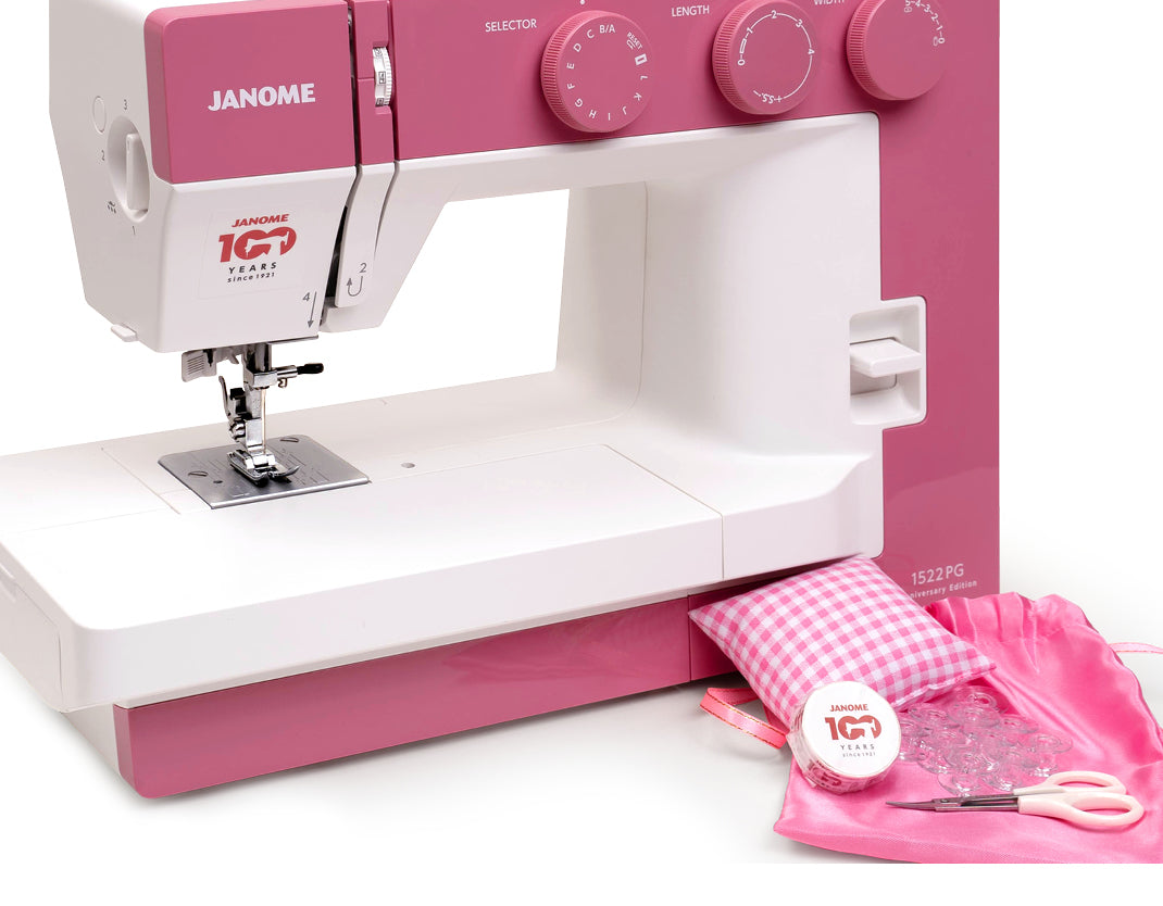 Machine à coudre Janome 1522 rose