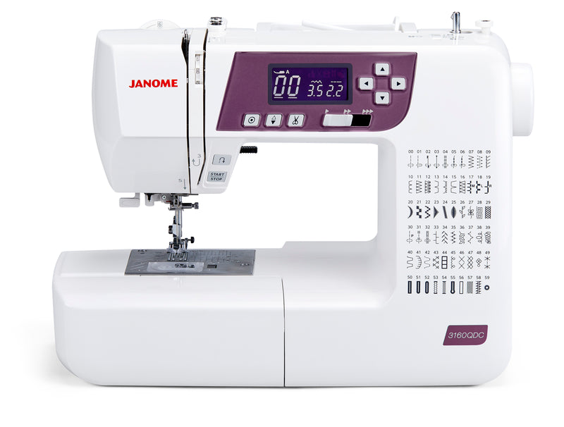 Janome 3160QDC-G - La Machine à Coudre Compacte pour Couture et Matelassage