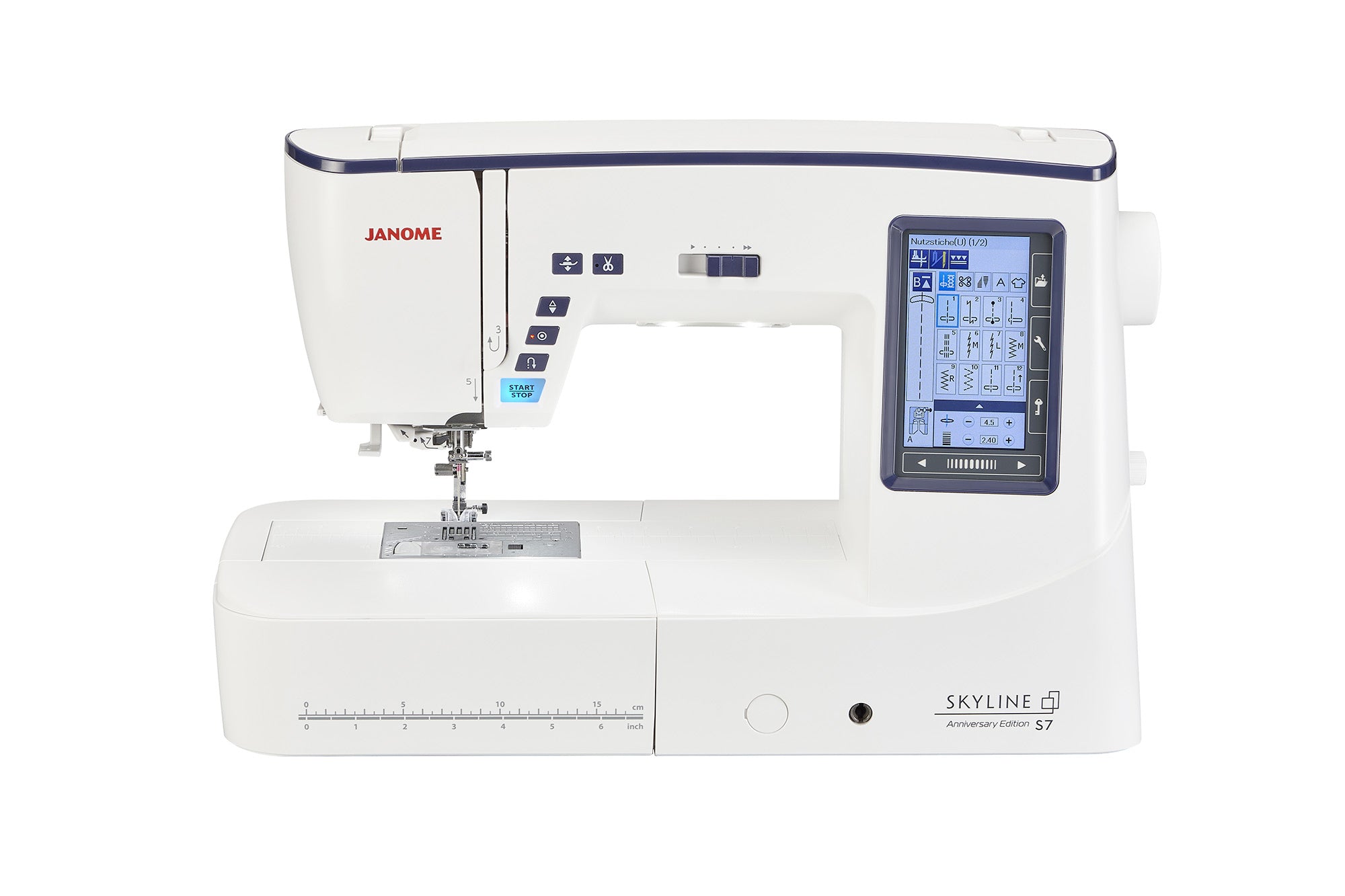 Machine à Coudre Janome Skyline S7 AE – Édition Anniversaire