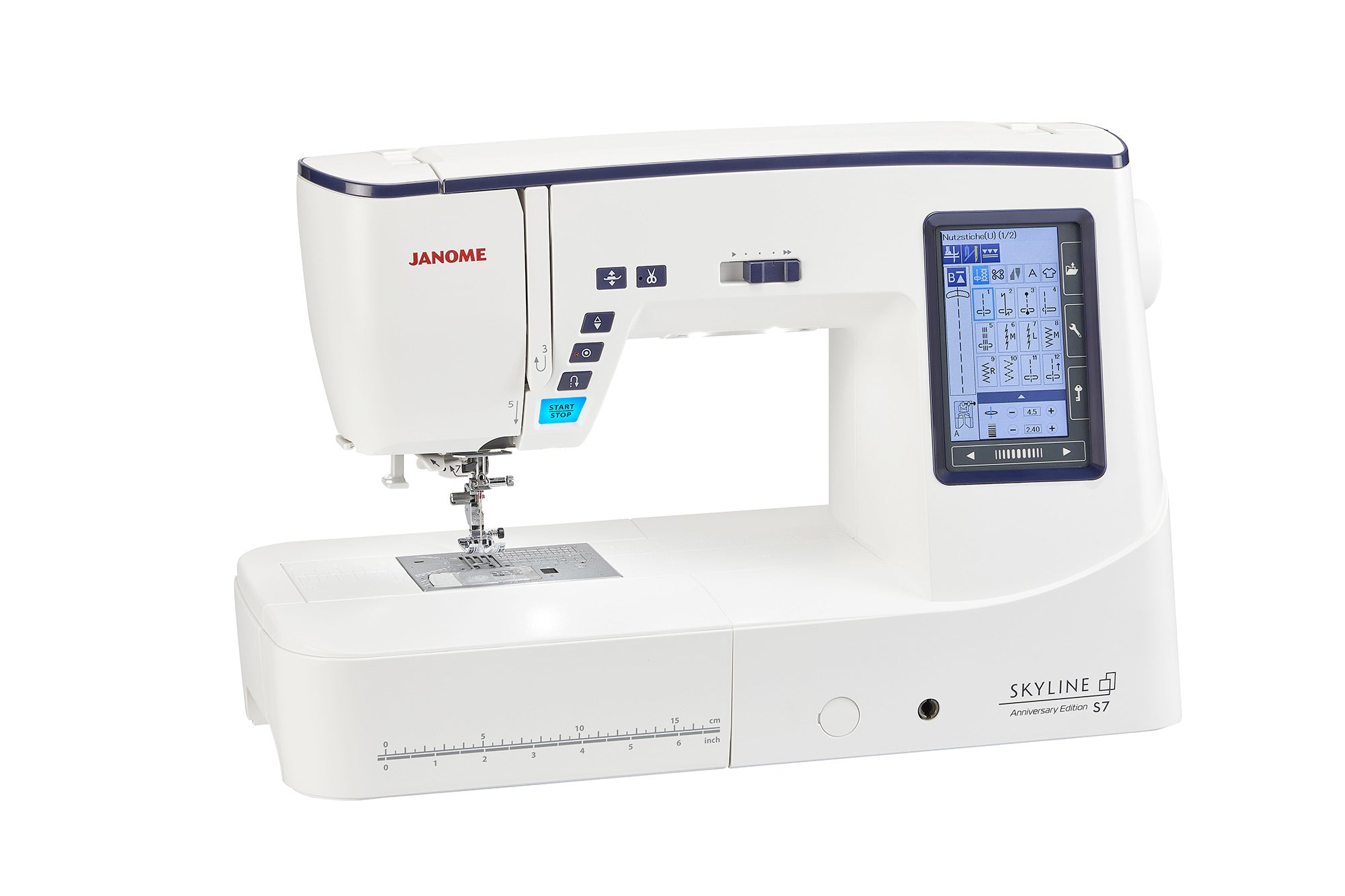 Machine à Coudre Janome Skyline S7 AE – Édition Anniversaire