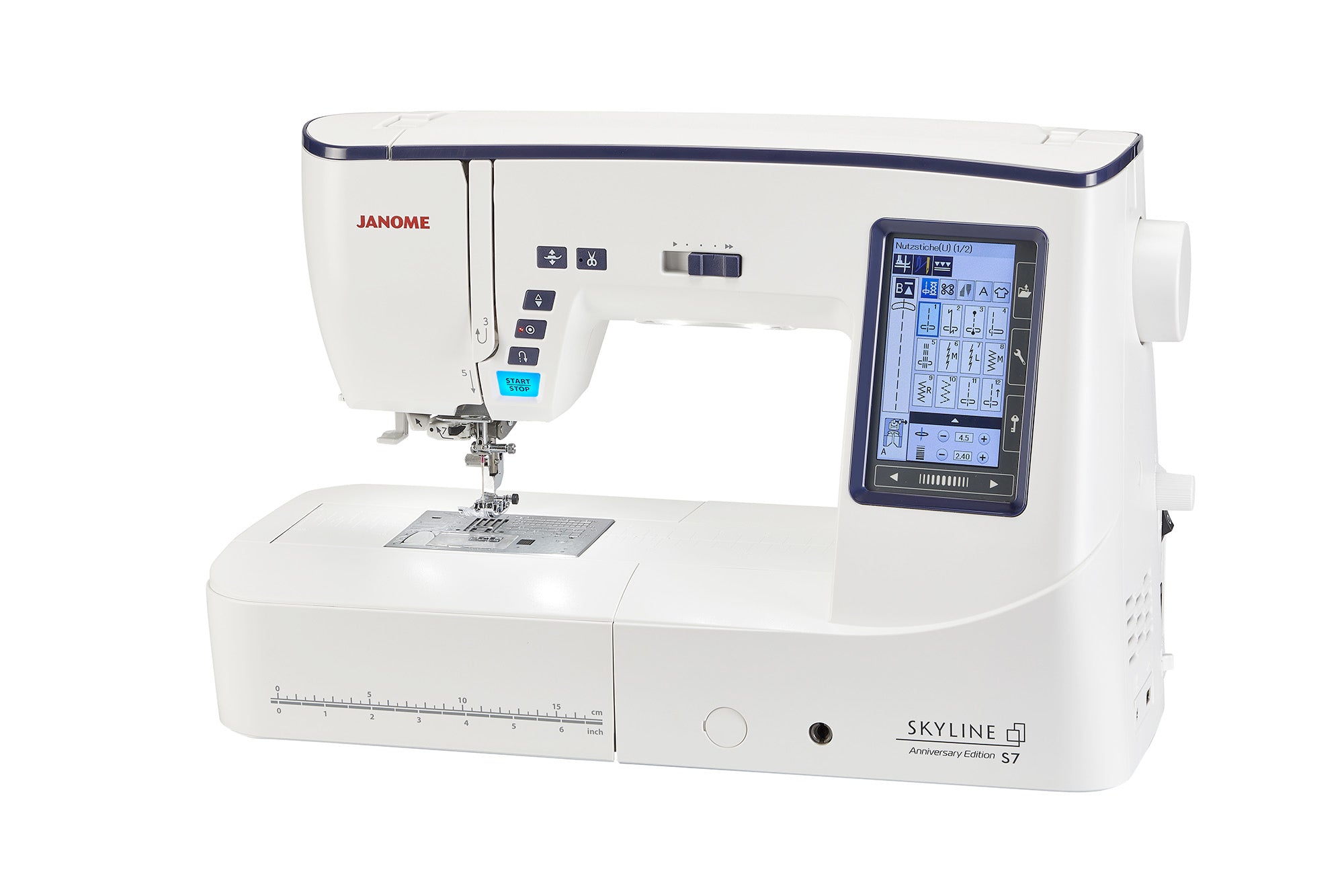 Machine à Coudre Janome Skyline S7 AE – Édition Anniversaire