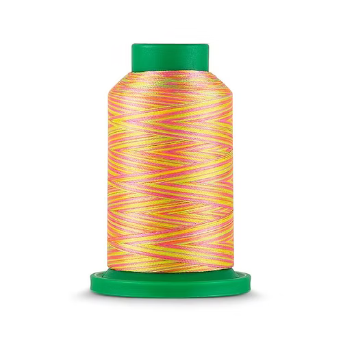 9914 ISACORD 1000M MULTICOLOUR NEON BRIGHTS - Fils à broder ISACORD