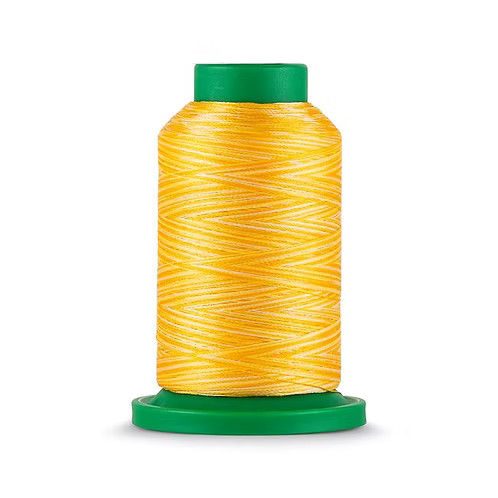 9925 ISACORD 1000M MULTICOLOUR SAFFRON - Fils à broder ISACORD