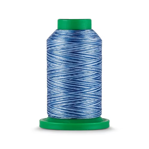 9929 ISACORD 1000M MULTICOLOUR NAUTICAL BLUE - Fils à broder ISACORD