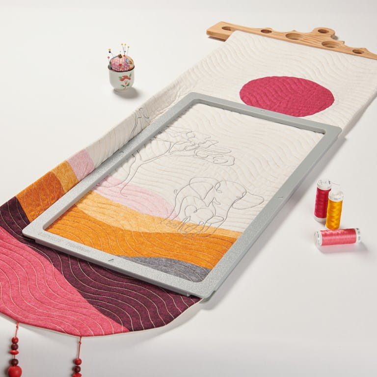 cadre broderie