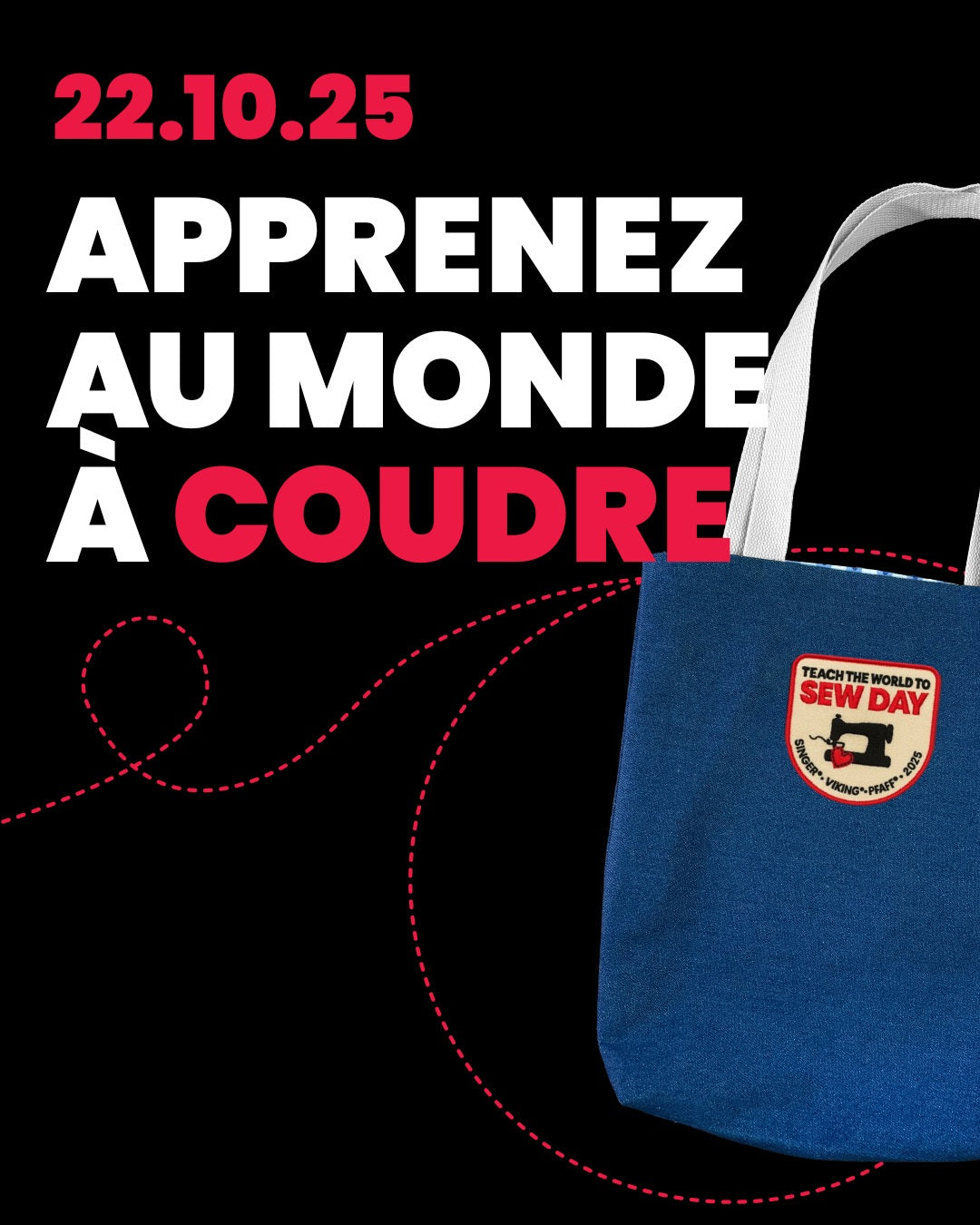 Apprendre au Monde à coudre - 22 octobre 2025