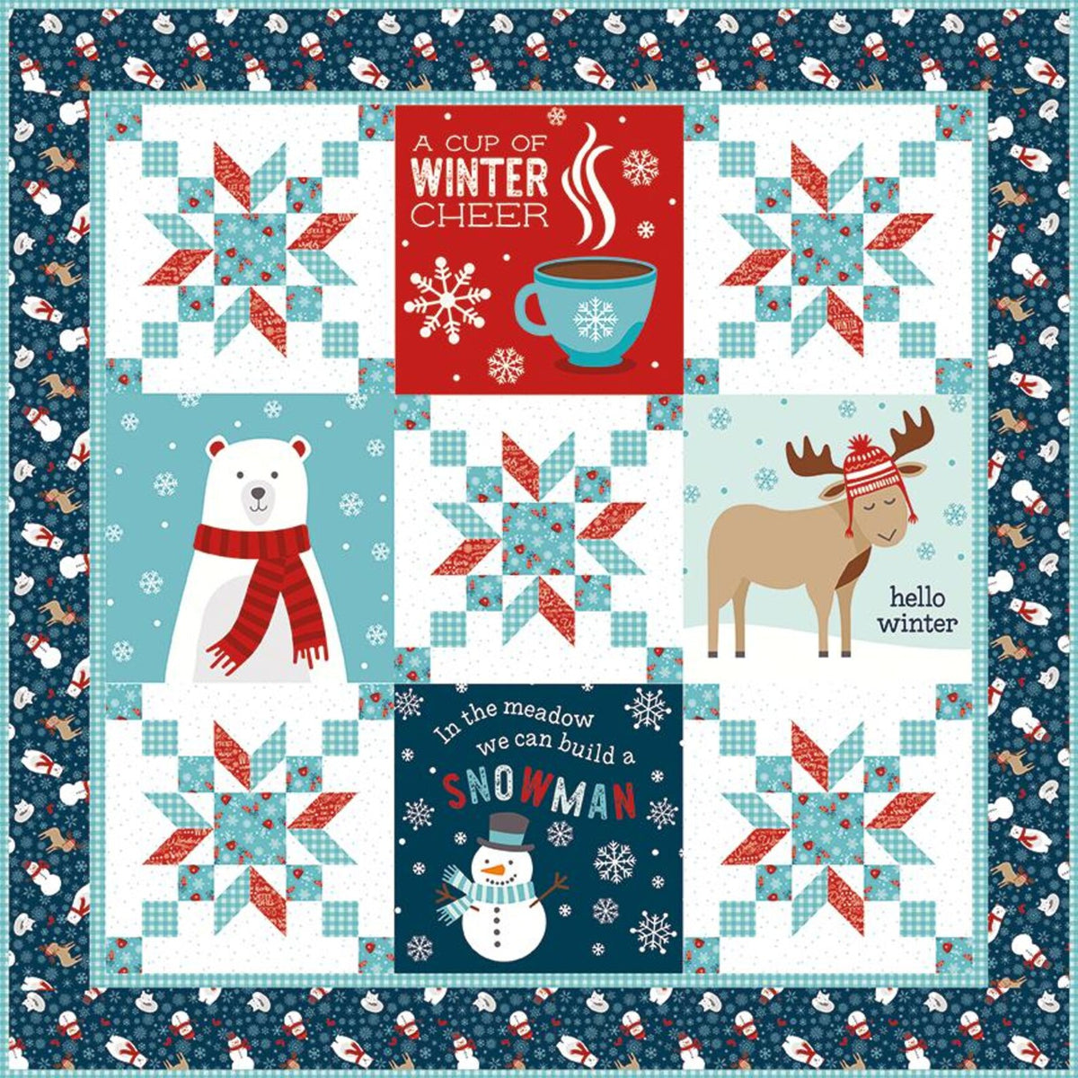 RILEY BLAKE - A perfect winter Cheer panel- ensemble