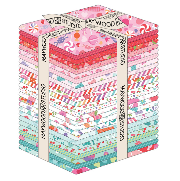 Kimberbell tissus Sweet Shoppe Ensemble FAT QUARTER ( 26 PCES )