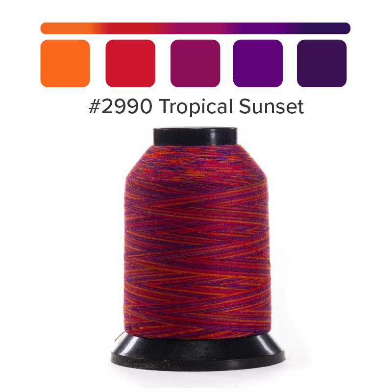 Finesse fil à piquer varié 1500 yd # 2990 Tropical Sunset
