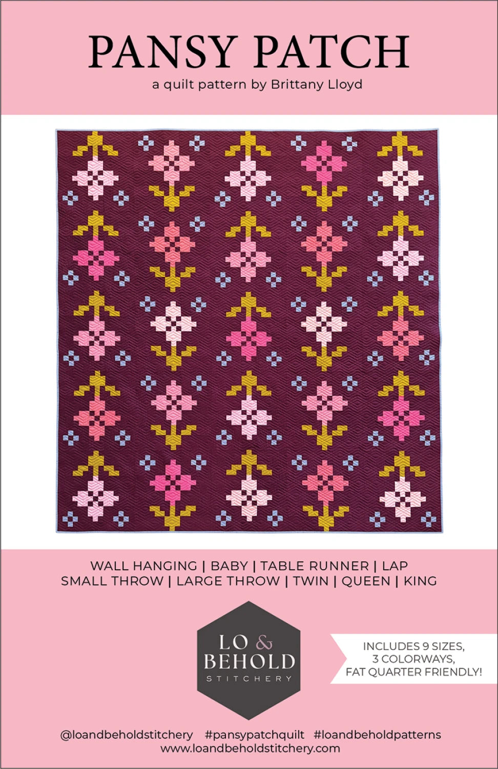 Patrons Pansy Patch par Brittany Lloyd