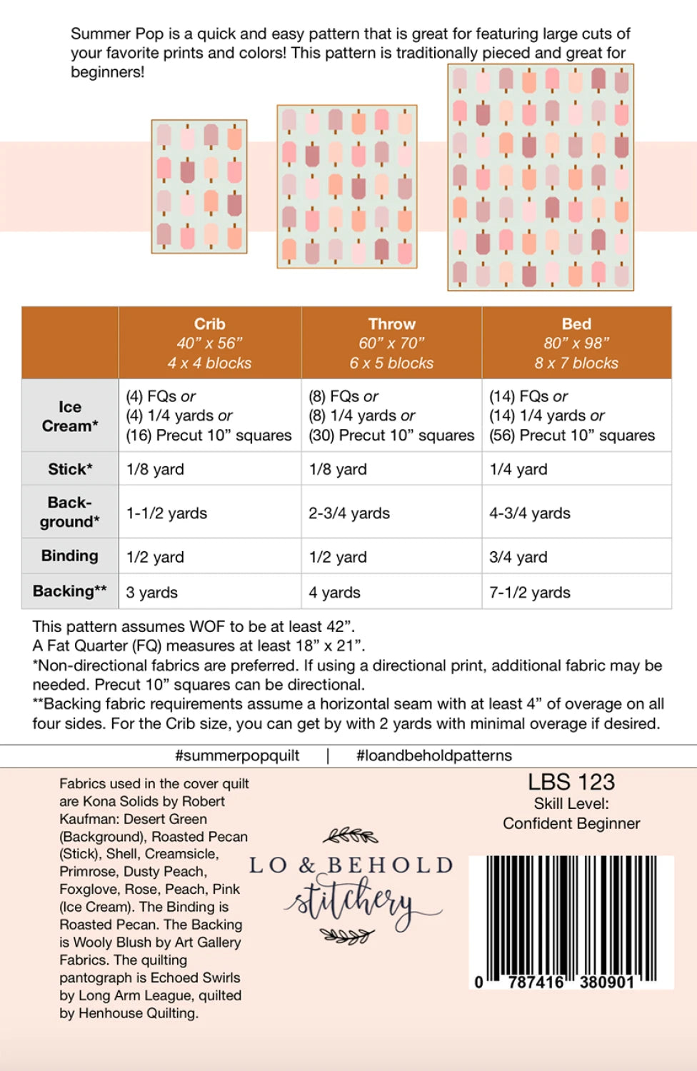 Patron Summer Pop par Brittany Lloyd