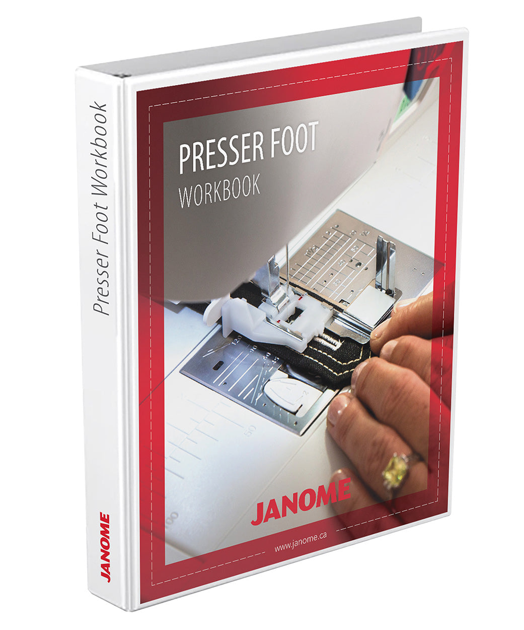 JANOME livre sur les pieds de biche