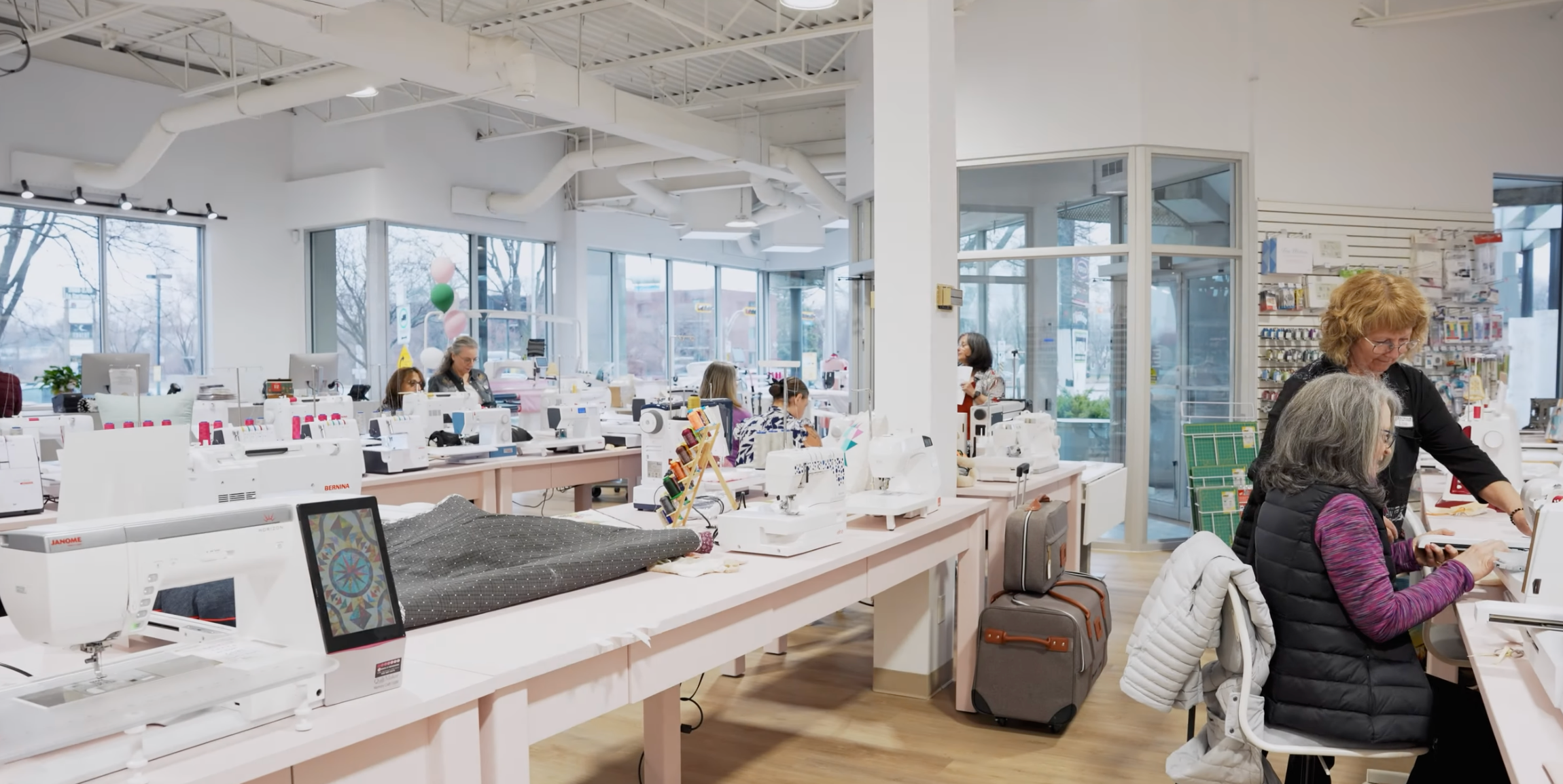 Aperçu du magasin de couture Excelle Machine à Coudre