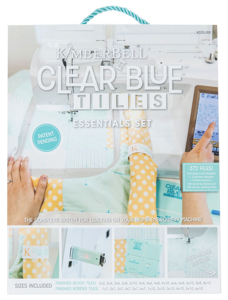 Tuiles bleues claires - "Clear Blue Tiles: Essentials Set"