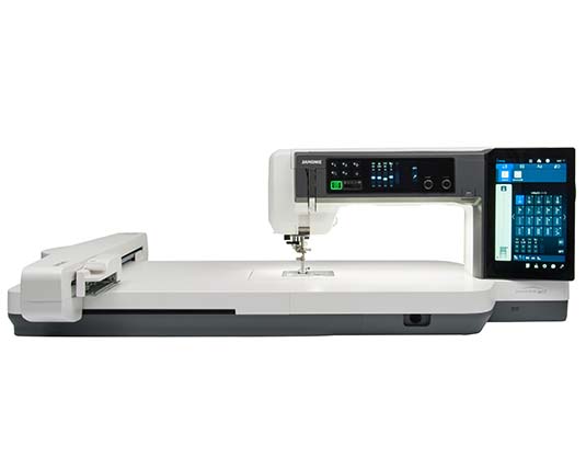  Machine à broder Janome Continental M17 avec module étendu.