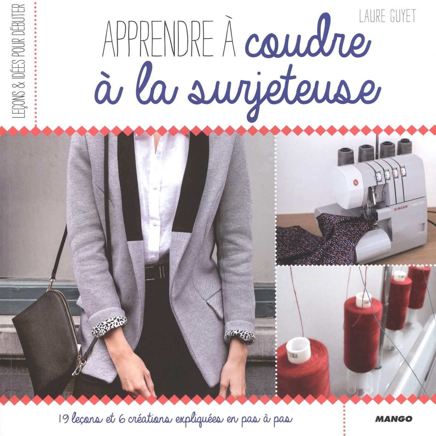 Livre, couture, surjeteuse